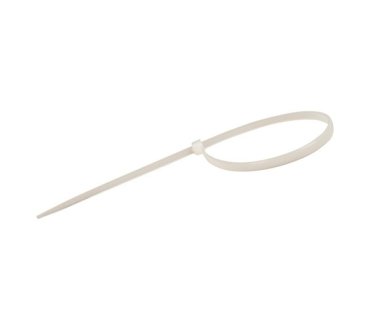 Kabelbinder (100 Stück) - 150 x 2,5 mm - weiß