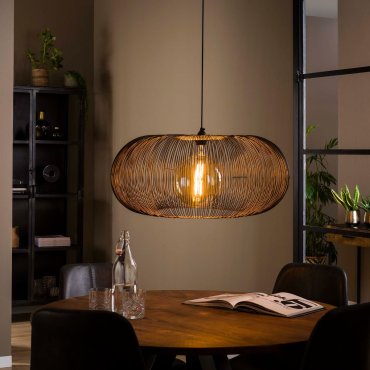Vico Copper Twist - Hängeleuchte - Ø 70 x 150 cm - Kupfer