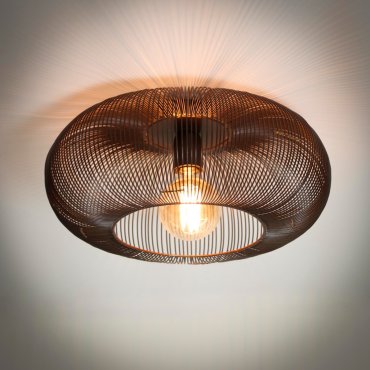 Vico Copper Twist - Deckenleuchte - Ø 43 x 20 cm - Kupfer