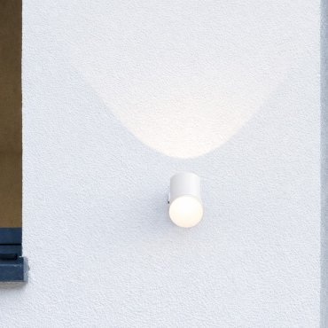 Nova Luce Brice - Außenwandleuchte - 4 x 6 x 12 cm -  6W LED inkl. - IP54 - Sand Weiß