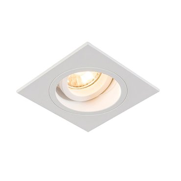 Zuma Line Chuck DL square - Einbaustrahler - 92 x 92 mm, Ø 80 mm Einbaumaß - weiß