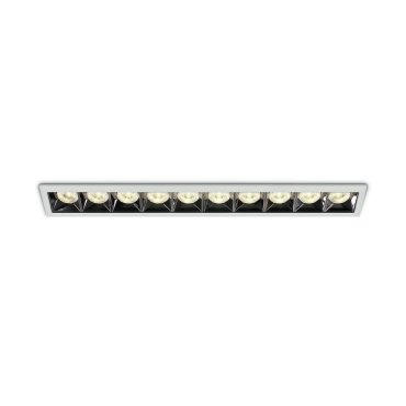 ONE Light Mirror Square Boxes - Einbaustrahler - 395 x 54 mm, 386 x 45 mm Einbaumaß - 40W LED inkl. - weiß