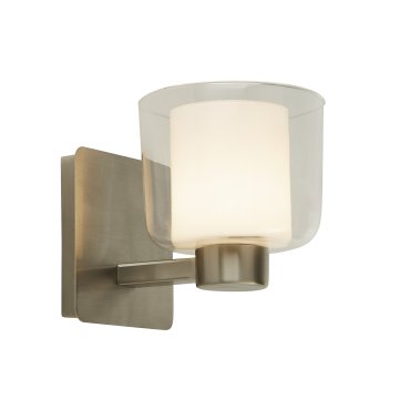 Searchlight Bubbles - Wandleuchte - 13 x 14,5 cm - IP44 - Nickel satiniert