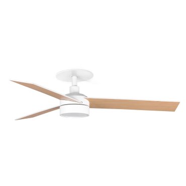 Faro Rudder S - Deckenventilator mit Licht und Einbaufassung - Ø 132 cm - matt Weiß