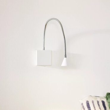 Lucide Buddy - Wandleuchte - 8 x 8 x 60 cm - 3W LED inkl. - weiß