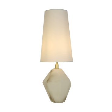 Searchlight Apex - Tischleuchte - Ø 20 x 56 cm - weiß
