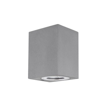 Nova Luce Fuento - Außenwandleuchte - 8,6 x 10 x 12 cm - IP65 - grau