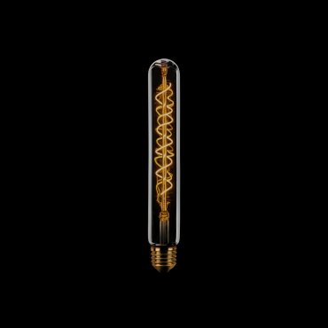 ETH Tube Spiral LED Filament - Ø 3 x 18,5 cm - E27 - 3 Stufen dimmbar - 7W - 2200K - geräuchert