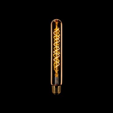 ETH Tube Spiral LED Filament - 18,5 cm - E27 - 8W - 2200K - gold