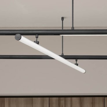 Nova Luce Planet 48V - Stromschienenleuchte - 150 x 12 cm - 38W dimmbare LED inkl. - drehbar - warmweiß
