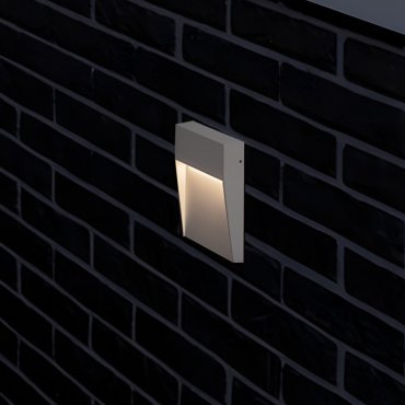 Nova Luce Fem - Außenwandleuchte - Ø 16 x 16 x 2,7 cm - 5W LED inkl. - IP54 - Sand Weiß