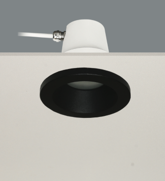 Artdelight Bados - Einbaustrahler 1L - Ø 95 mm, Ø 84 mm Einbaugröße - IP65 - schwarz