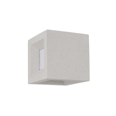 Nova Luce Castro - Außenwandleuchte - 16 x 16 x 16 cm - IP65 - weiß