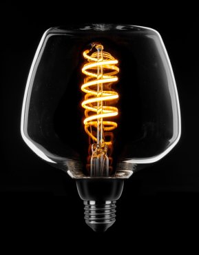 ETH LED Spirale Deko - E27 - dimmbar - 7.5W - transparent