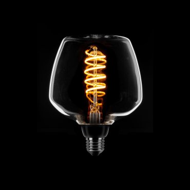 ETH LED-Spirale Deco - E27 - dimtone - 8W - 2700K bis 2200K - transparent