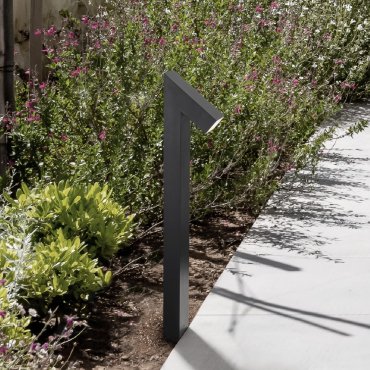 Nova Luce Brigitta - Gartenleuchte - 12 x 80 x 15,5 cm - 6W LED inkl. - IP65 - Sand schwarz