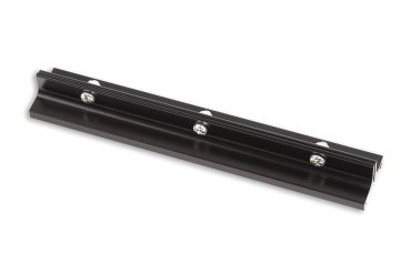 Maxlight - langer Schienenhalter zum Verbinden und Aufhängen von Schienen - 18 cm - schwarz