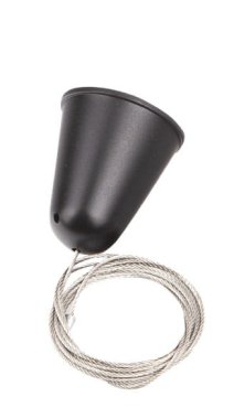 Maxlight - Aufhängeseil für 3F-Schienen - 150 cm - schwarz