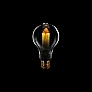 ETH Standard LED Glühfaden - E27 - 3 Stufen dimmbar - 5W - 1800K - geräuchert und transparent