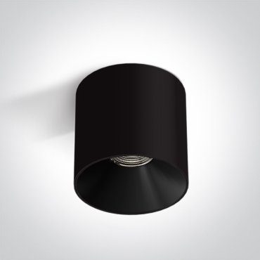 ONE Light Wall &amp; Ceiling LED - Aufbaustrahler 1L - Ø 10 x 10 cm - 18W LED inkl. - schwarz