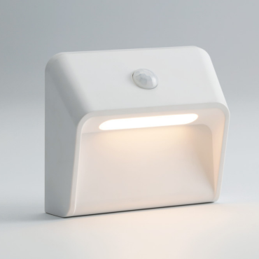 Integral LED SensorLux - shrankleuchte mit bewegungsmelder und wiederaufladbarem akku - 7,6 x 3,1 x 8,6 cm - 0,4W LED inkl. - weiß