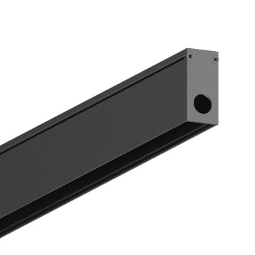 VK Lighting Eiva - magnetisches Schienensystem - Aufbauprofil - 2,7 x 5,6 cm - DALI dimmbar - schwarz