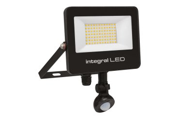 Integral LED Super Slim 2 – strahler mit bewegungsmelder – 18,5 x 3,9 x 23,3 cm – 30W LED inkl. – via Tuya Smart – einstellbare Lichtfarbe - IP67 – schwarz