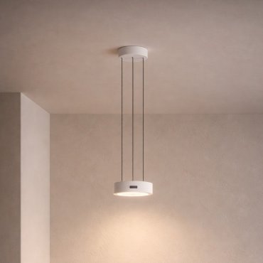Nova Luce Afi - Hängelampe - Ø 20 x 280 cm - 24W dimmbar LED inkl. - weiß