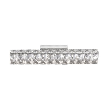 Nova Luce Corona - Wandleuchte - 40 x 7 x 7 cm - 8W LED inkl. - Chrom