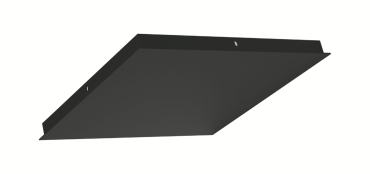 Artdelight Plate - Deckenplatte erweiterbar auf bis zu 7 Lampen - 45 x 45 x 3 cm - schwarz