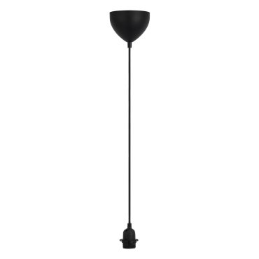 Nordlux Basic - Hängeleuchte - Ø 12,4 x 200 cm - schwarz