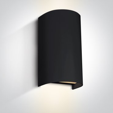 ONE Light GU10 Outdoor Cylinder Lights - Außenwandleuchte - 11 x 8,3 x 19,5 cm - IP65 - schwarz