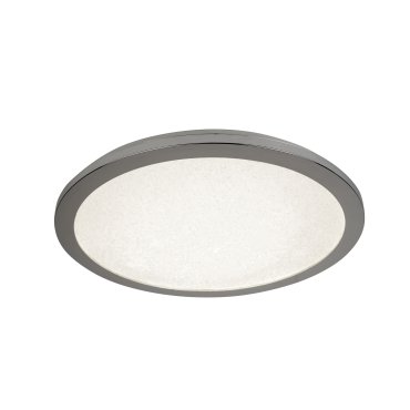 Searchlight Flush - Deckenleuchte - Ø 30 x 2,5 cm - 18W LED inkl. - IP44 - Chrom