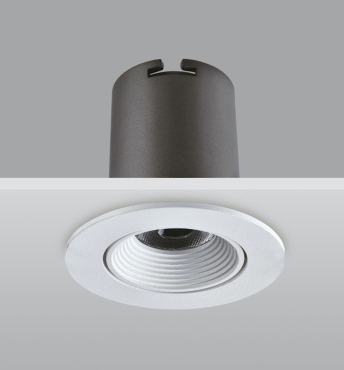 Integral Lux Hi-Brite 60 Einbaustrahler - Ø 70 mm, Ø 60 mm Einbaumaß - inkl. 9W LED - weiß