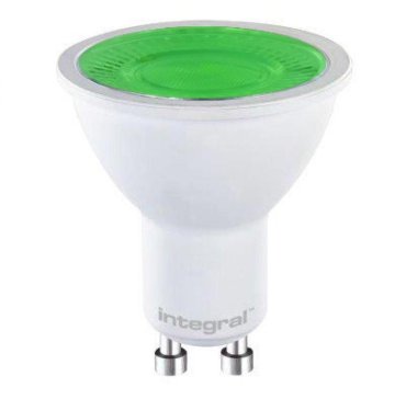 Integral LED Strahler - Ø 5 x 5,6 cm - GU10 - 5W nicht dimmbar - grün