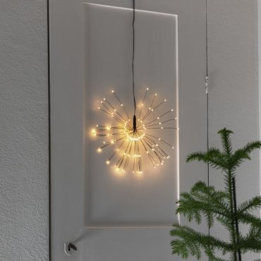 Konstsmide - dekorative Mikro-LED-Lampe - Ø 25 x 500 cm - bernsteinfarben und schwarz