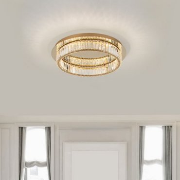 Nova Luce Aurelia - deckenleuchte - Ø 60 x 12 cm - 41W dimmbare LED inkl. - gold