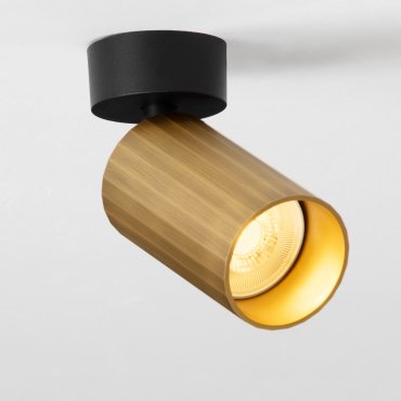 Nova Luce Zelos - Aufbaustrahler 1L - Ø 5,6 x 14 cm - Gold