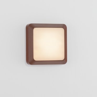 Nova Luce Appia - Außenwandleuchte - 12,5 x 12,5 x 3,8 cm - 5W LED inkl. - IP54 - corten