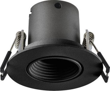 Integral Mini 50mm Einbaustrahler - Ø 60 mm, Ø 50 mm Einbaugröße - inkl. 3,3W LED - schwarz