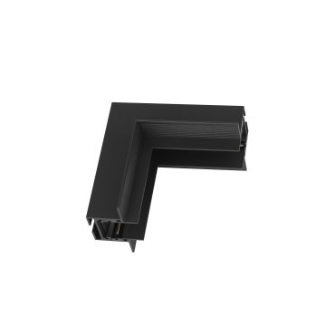 Nova Luce V-Verbinder - Eckverbinder für Magnet-Einbauprofil für Gipskartondecken - 10,5 x 6,5 x 3,9 cm - sand-schwarz