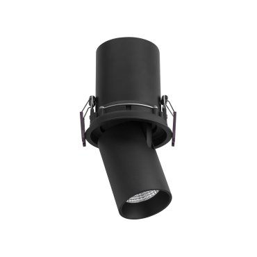 Nova Luce Pin - Aufbaustrahler 1L - Ø 8,4 x 18,6 cm - 12W LED inkl. - IP32 - schwarz