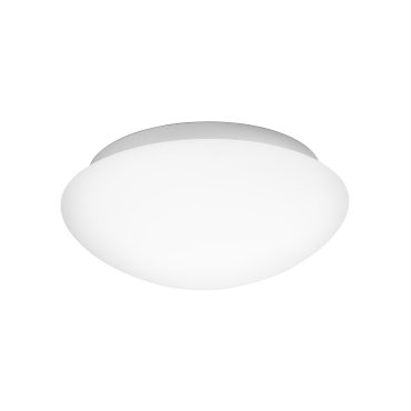 Nova Luce Brest - Badezimmer-Deckenleuchte - Ø 30 x 11 cm - IP44 - weiß