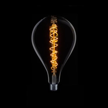 ETH Standard XXL Spiral Filament LED - 3 Stufen dimmbar - E27 - 1 bis 7W - 2100K - geräuchert