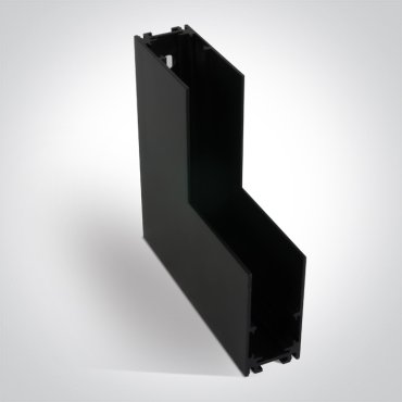 ONE Light Magnetschienensystem MIDI - vertikales Aufputz-Winkelprofil - 11 x 2,7 x 5,5 cm - schwarz