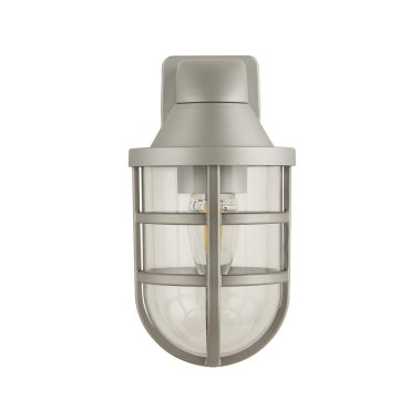 Searchlight Seaside - Außenwandleuchte - 11 x 21 cm - IP44 - silber