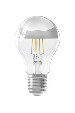 Calex LED-Diamantfadenlampe - Ø 6 x 10 cm - E27 - 4W - dimmbar - 2700K - transparent mit Reflektor