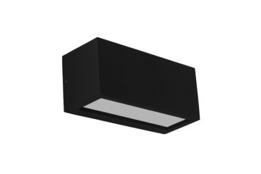 Century Italia Reverso - Außenwandleuchte - 10 x 11 x 25 cm - IP65 - schwarz