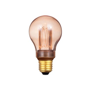 ETH Standard LED Glühfaden - E27 - 3 Stufen dimmbar - 5W - 1800K - gold