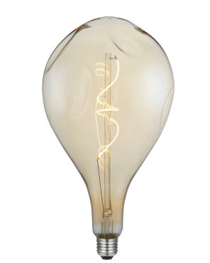 Daylight Italia Bumped LED-Lampe - Ø 16,5 x 30 cm - E27 - 5W dimmbar - 1800K - amber